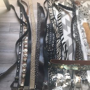 BELTS Galore Many varieties  Sizes average 30-32